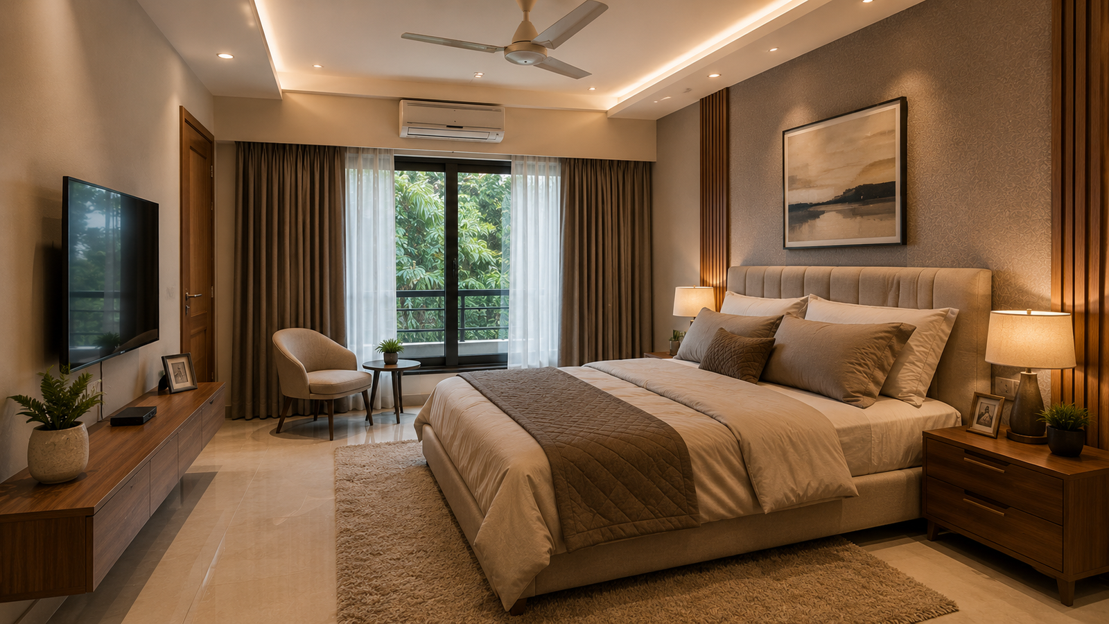Bedroom & Living Room 1